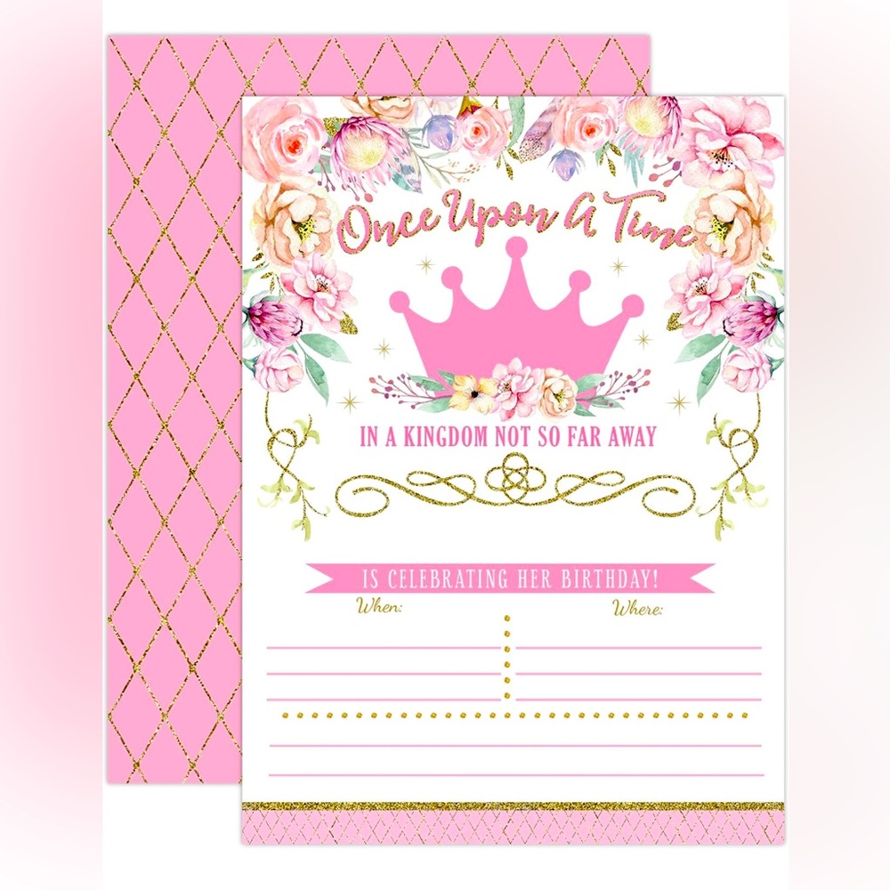 Princess Invitations